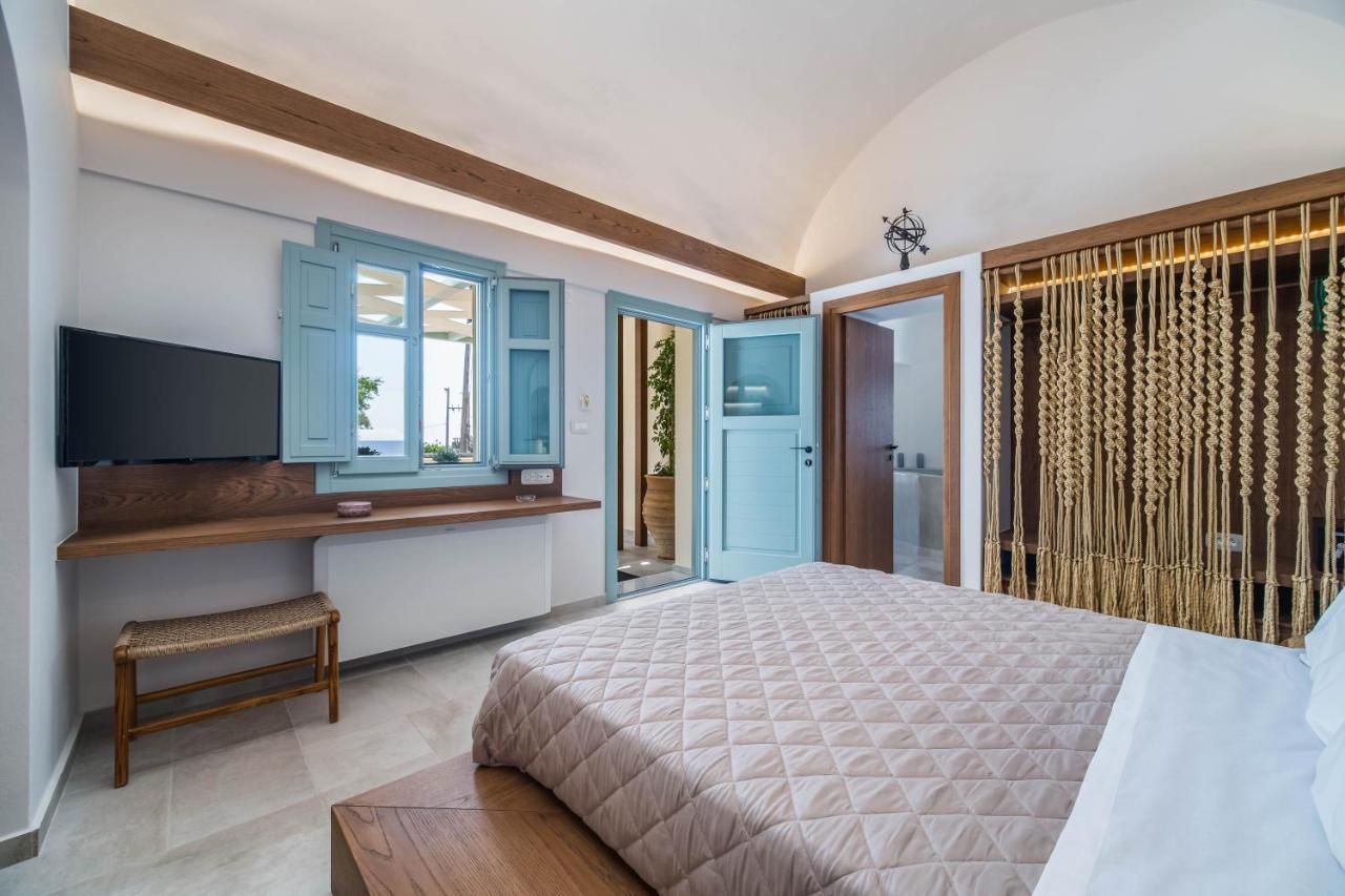 New Villa Katerina - 6 Villas & 6 Private Jacuzzi Emporio  Bagian luar foto