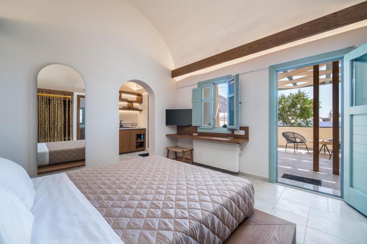 New Villa Katerina - 6 Villas & 6 Private Jacuzzi Emporio  Bagian luar foto
