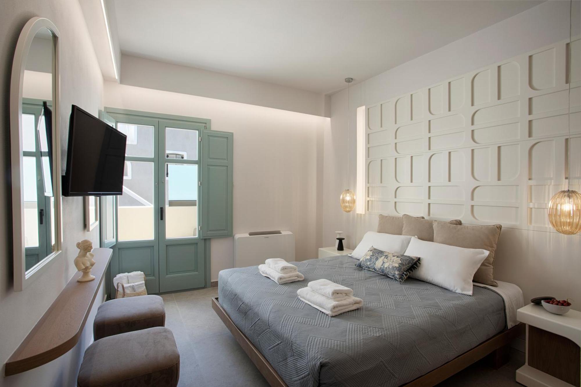 New Villa Katerina - 6 Villas & 6 Private Jacuzzi Emporio  Bagian luar foto